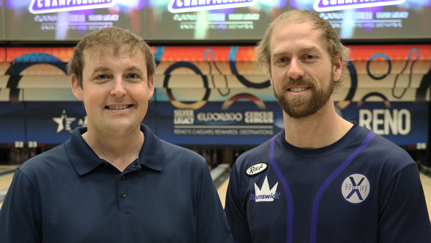 Christopher Davidson and Brandon Bates at the 2026 USBC Open Championships